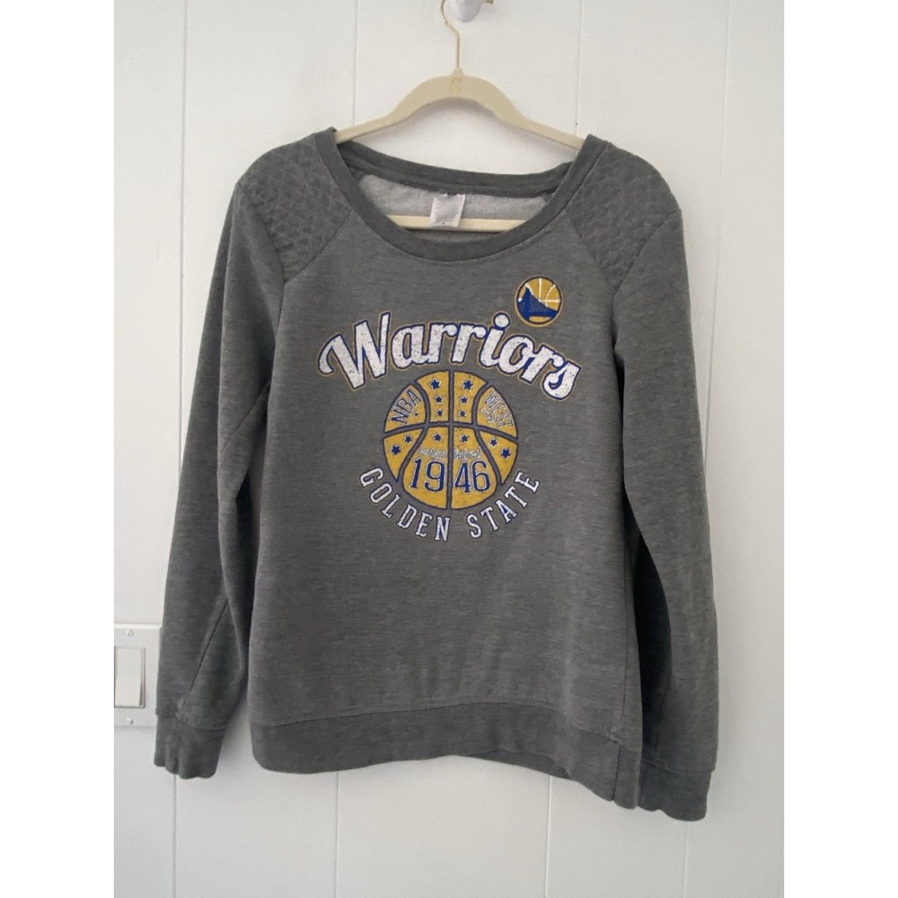 Golden State Warriors Sweatshirt Sz Medium NBA Basketball Pull‎ Over
